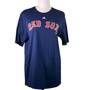 Majestic Navy Red Sox Youth MLB T-Shirt Size XL-18